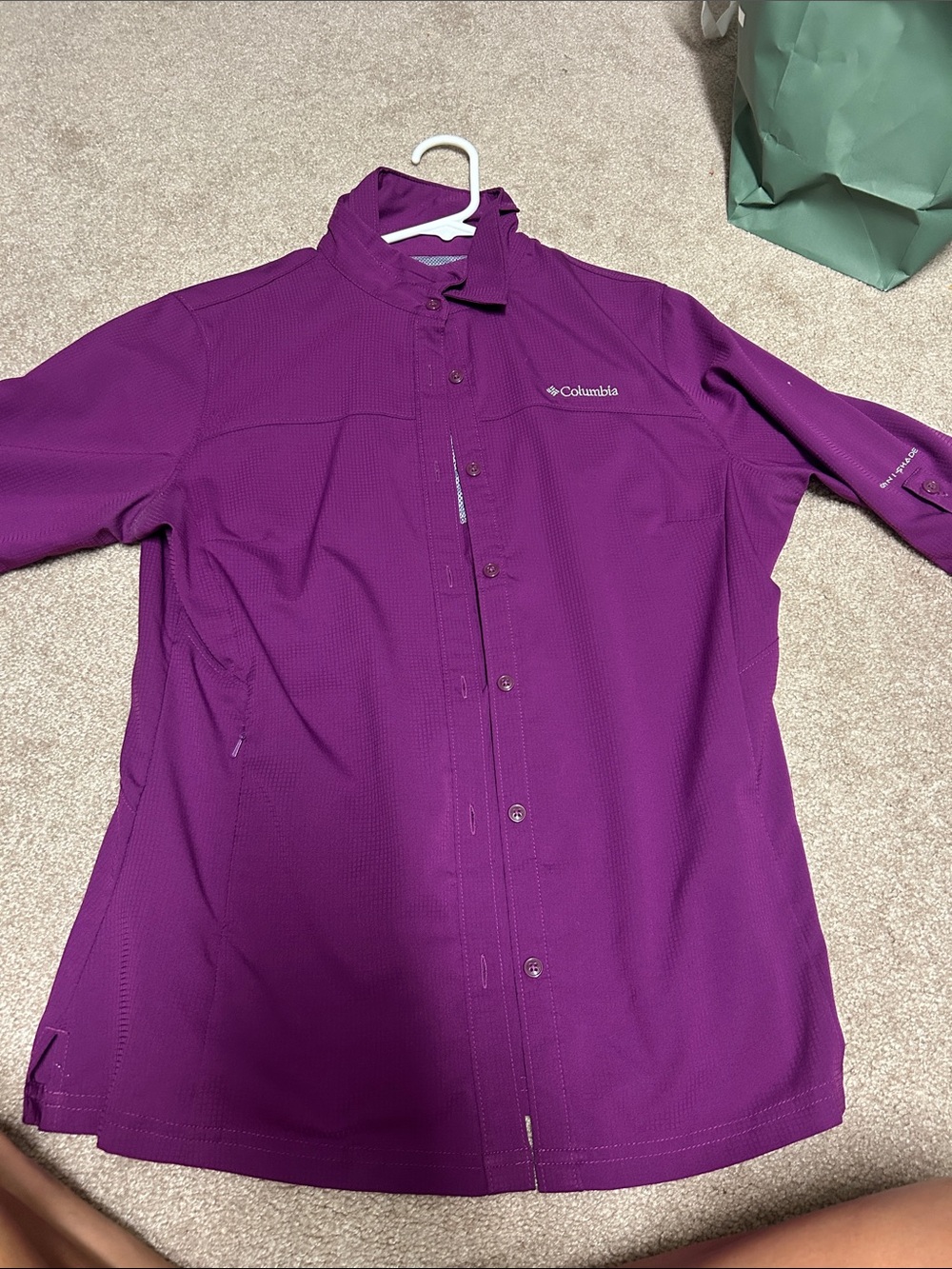 Columbia Women's Deep Purple Utility Button-Front Jacket